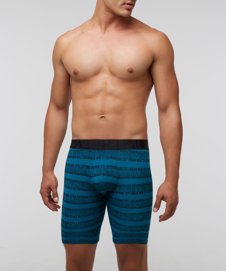 Boxer Largo Para Hombre En Algod n Estampado 44000276