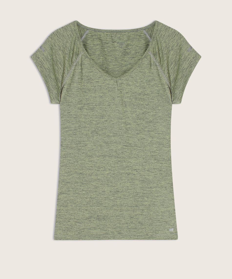 17,59 US$-Nueva camiseta deportiva Mujer con cuello en V Ropa de